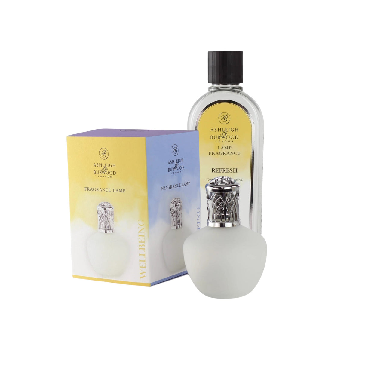 Ashleigh & Burwood Wellbeing Fragrance Lamp with 500ml Fragrance - Various