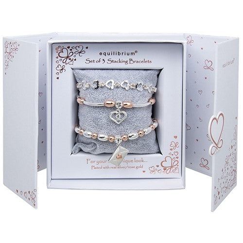 Equilibrium Gold Plated Earrings Gift Set - Pearls