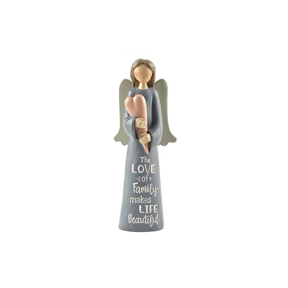 Feather & Grace Angel Figurine - Family (Beautiful)