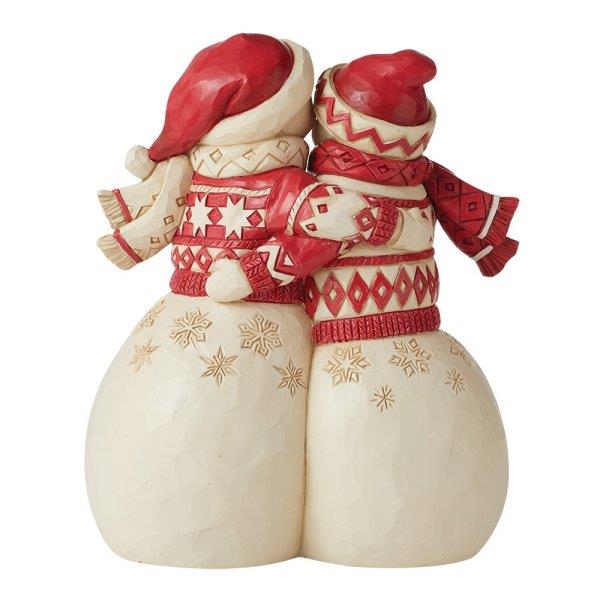 Heartwood Creek Nordic Noel Snow Couple Figurine