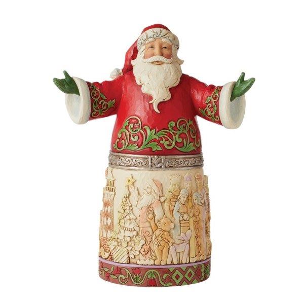 heartwood creek 20th anniversary santa figurine