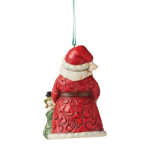 Heartwood Creek Hanging Ornament - Worldwide Event Santa with Toy Bag