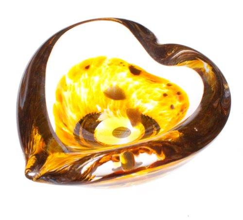 Caithness Paperweight Mini Heart Bowl Collection - Various Designs