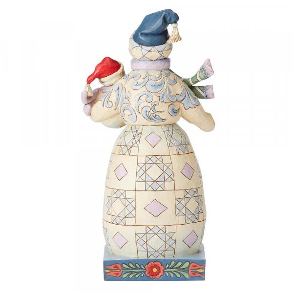 Heartwood Creek Bundled in Love Snowman with Snowbaby Figurine