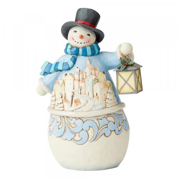 heartwood creek calm is bright snowman figurine