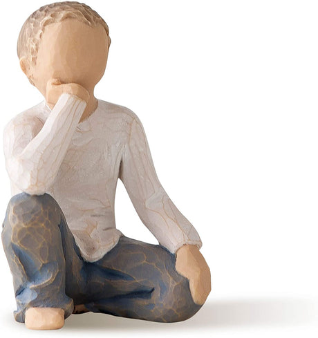 Willow Tree Inquisitive Child Boy Figurine by Susan Lordi