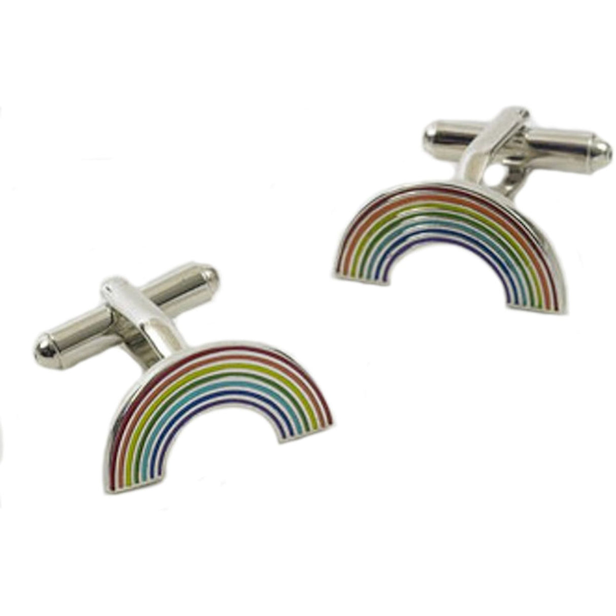 Coloured Rainbow Cufflinks