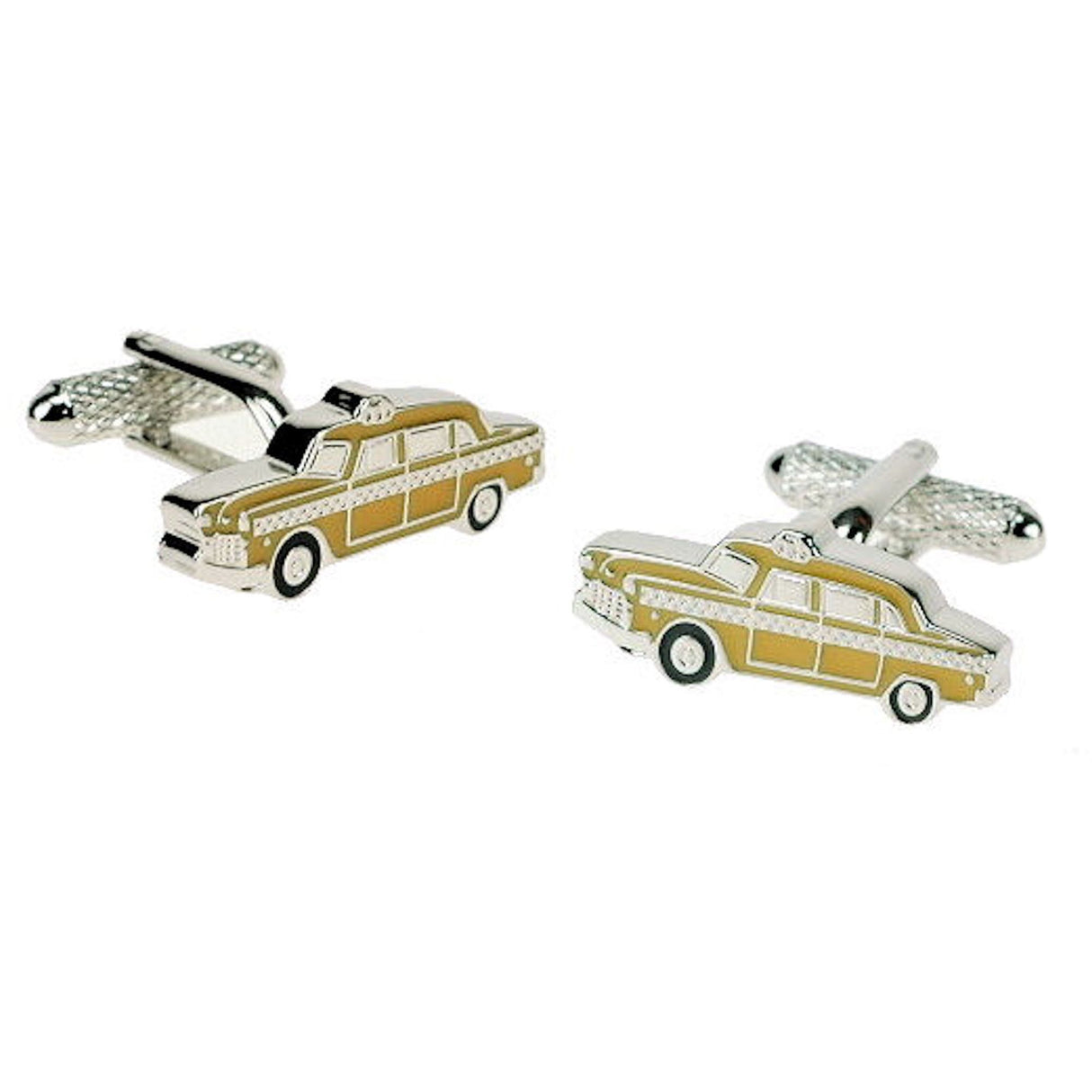 New York Yellow Cab Taxi Cufflinks