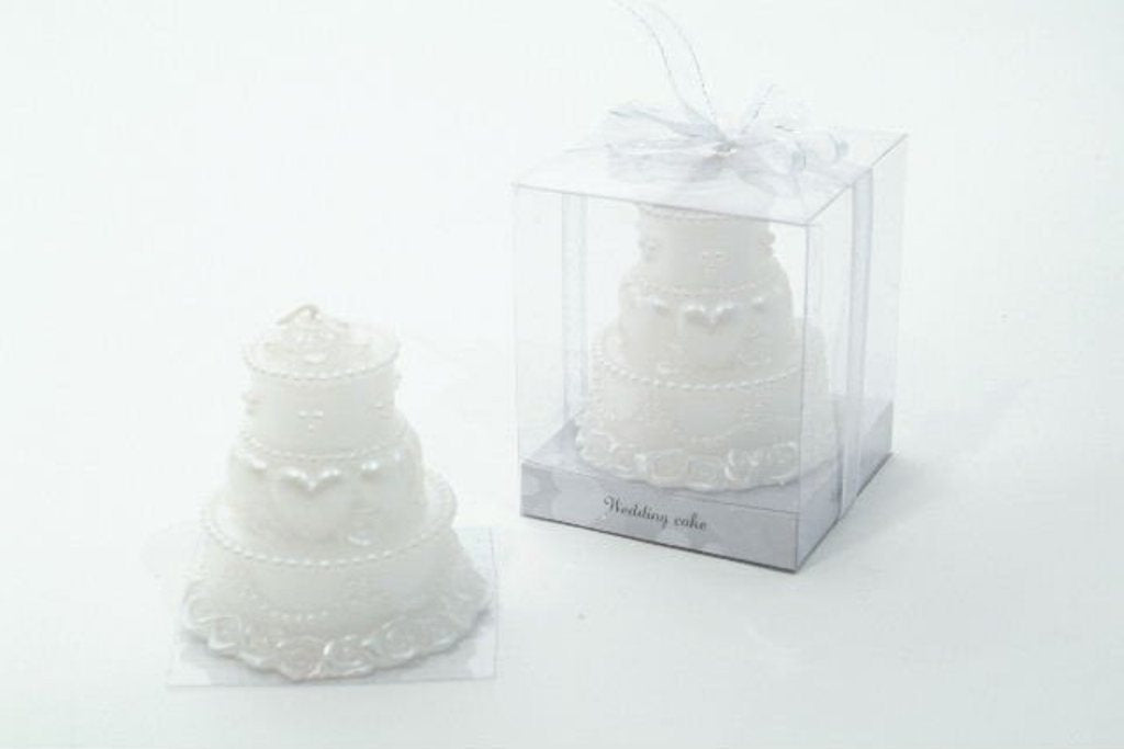 Wedding Candle Favour - Wedding Cake