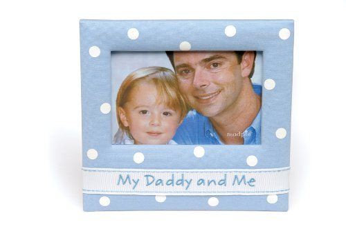 Mud Pie Baby Photo Frame 6x4" - My Daddy and Me (Blue)