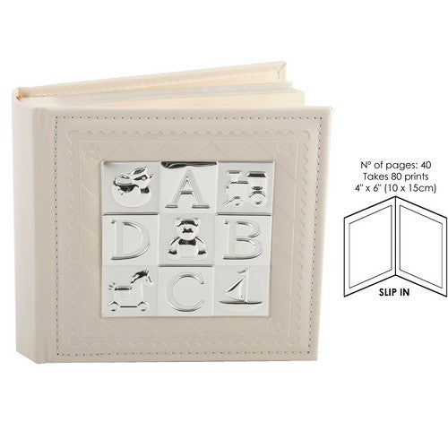 Juliana Impressions ABC Baby Photo Album - Holds 80 4" x 6" Photos