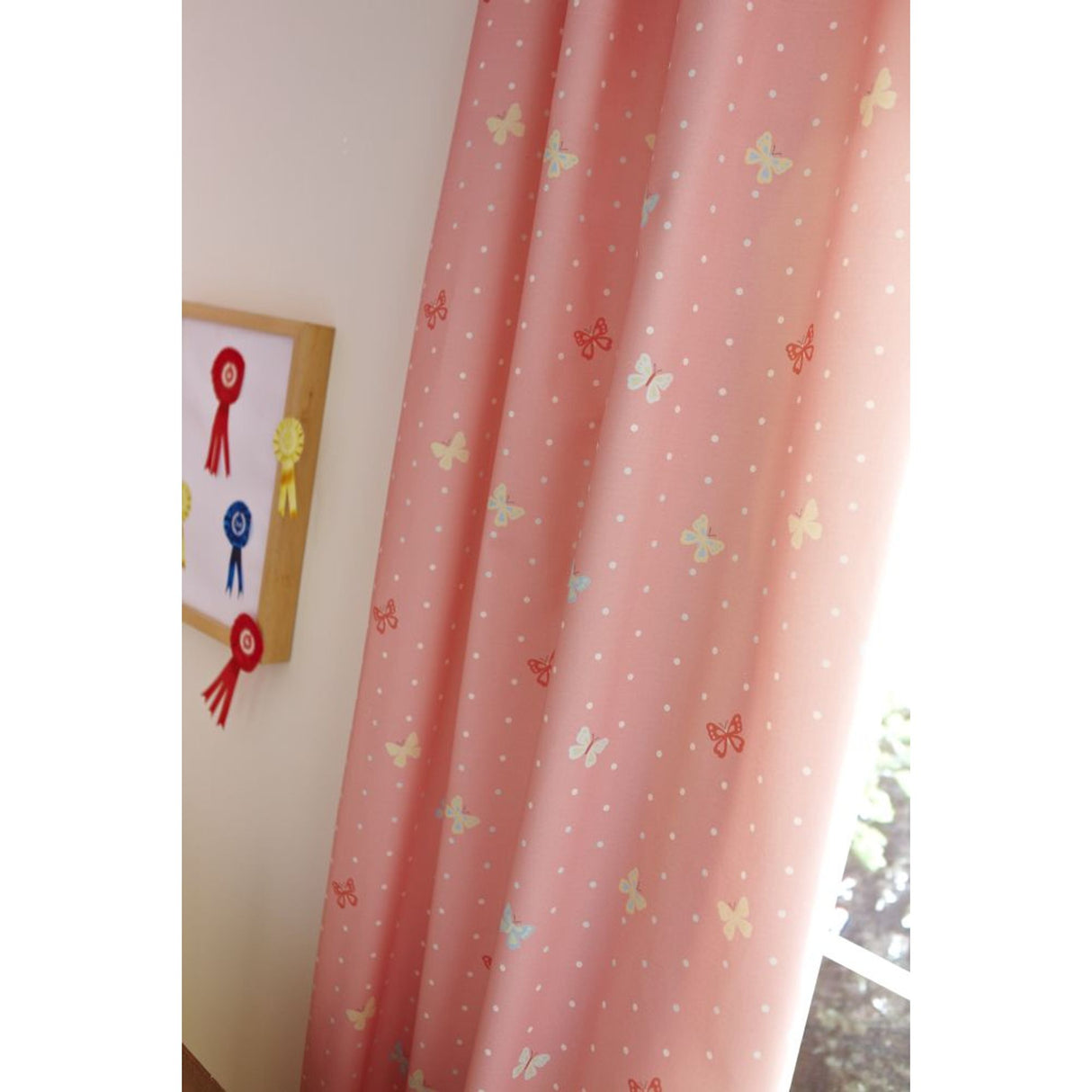 Catherine Lansfield Kids Tab Top Curtains 66" x 72" - Pony