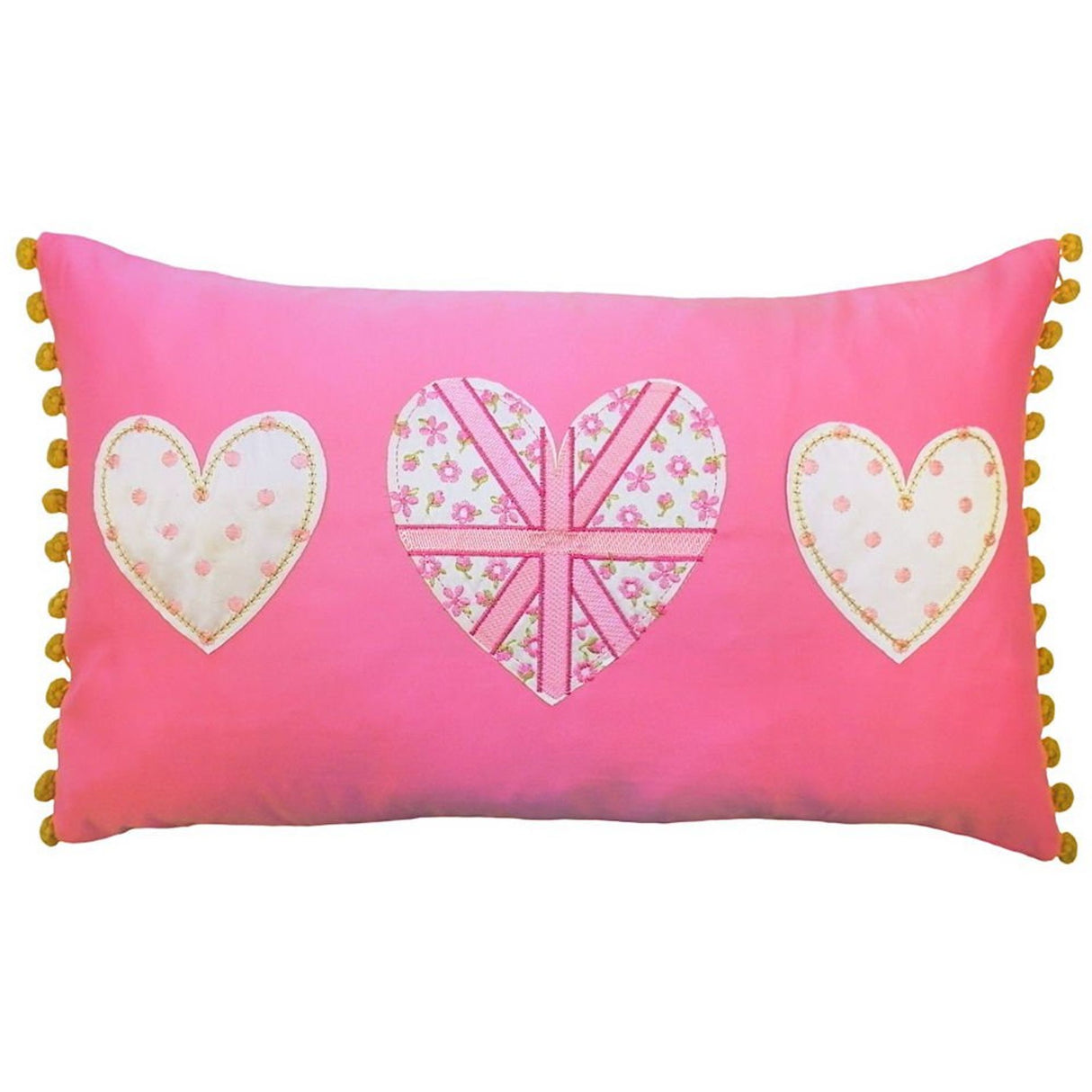 Catherine Lansfield Vintage Britannia Cushion Cover  50cm x 30cm - Pink