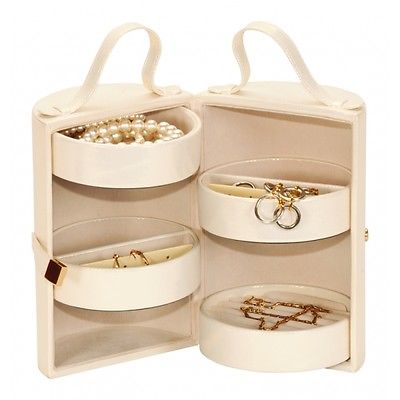 Mele & Co Leatherette Jewellery Case - Golden Pearl Iris