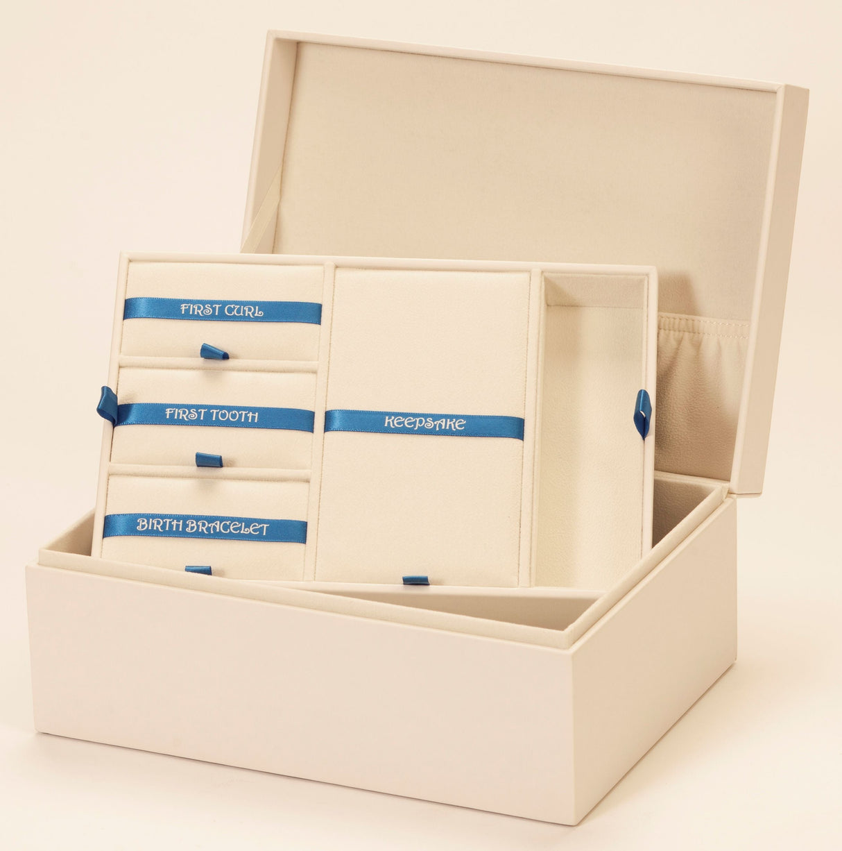 Mele & Co Leatherette Baby Keepsake Memory Box - Boy Blue