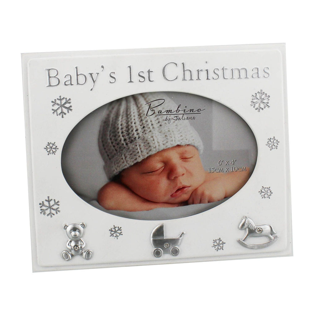 Bambino Photo Frame 6x4" - Baby`s 1st Christmas - Crusader Gifts