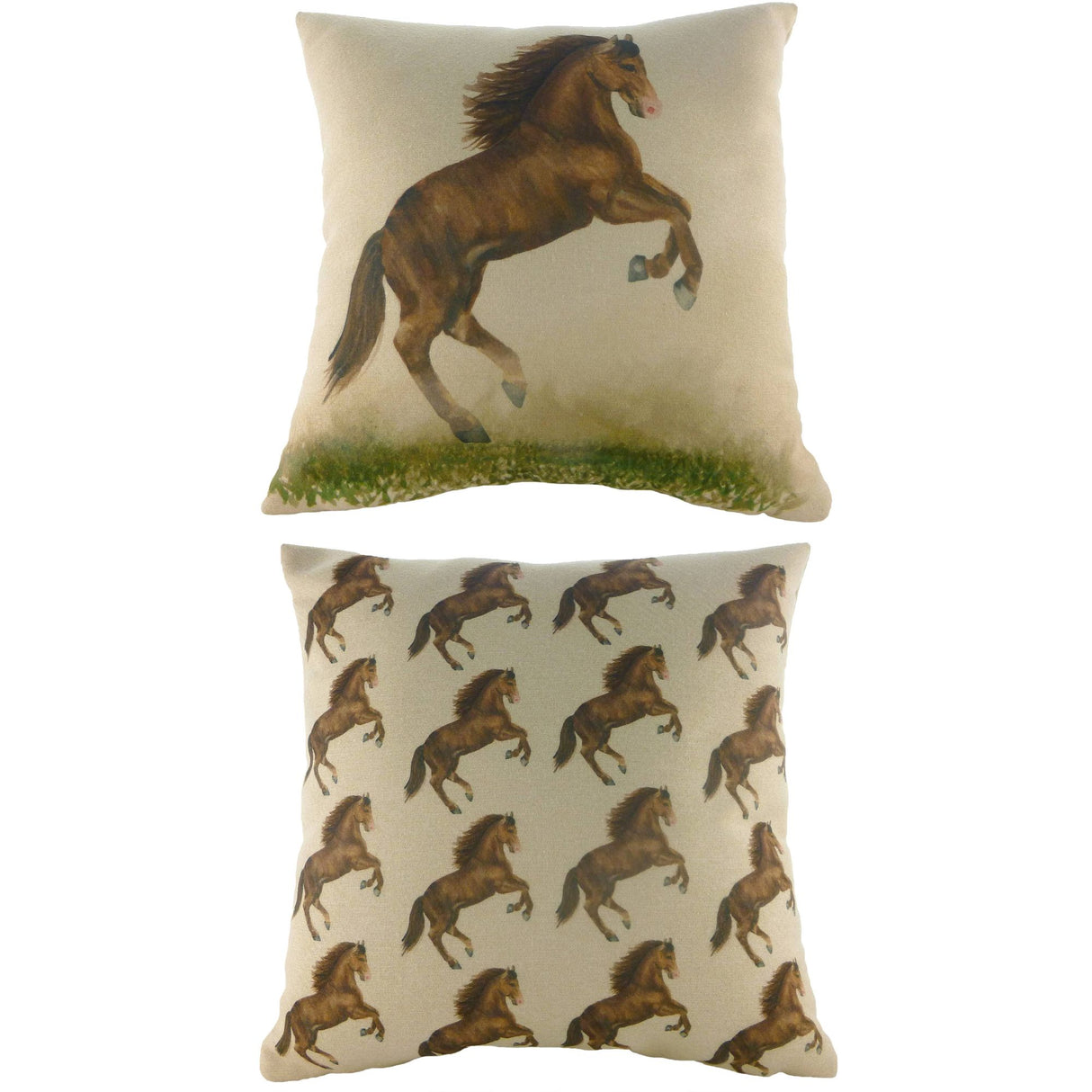 Evans Lichfield Majestic Beasts Collection Cushion cover: Horse 17x17"
