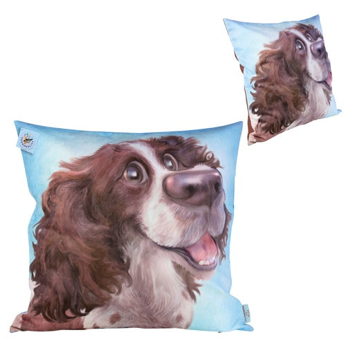 Pets with Personality Springer Spaniel Cushion
