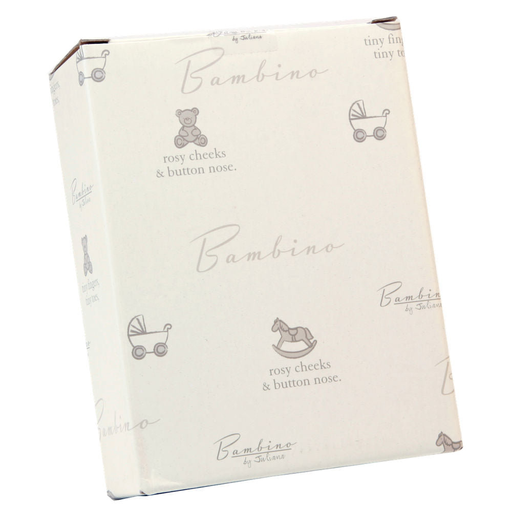 Bambino Gold Dots Photo Album Holds 50 6" x 4" Prints - Baby Shower - Crusader Gifts