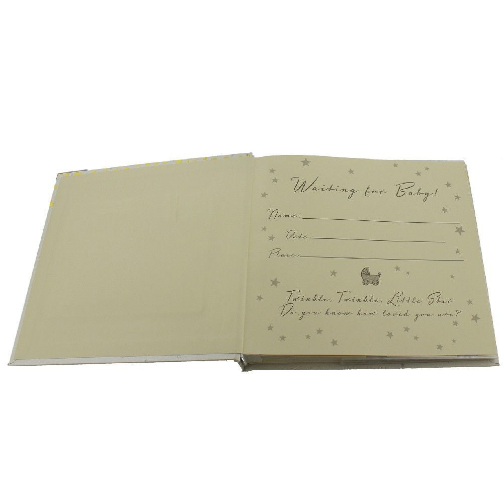 Bambino Gold Dots Photo Album Holds 50 6" x 4" Prints - Baby Shower - Crusader Gifts