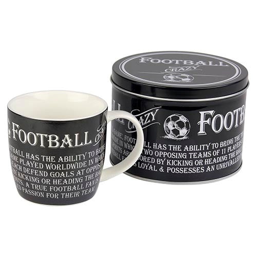 Ultimate Man Gift Mug in Gift Tin - Football Crazy