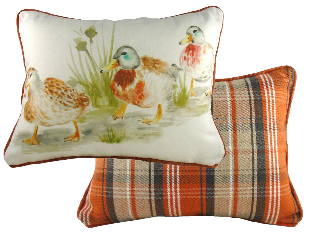 Evans Lichfield Country Collection Piped Cushion Cover: Ducklings 43 x33cm