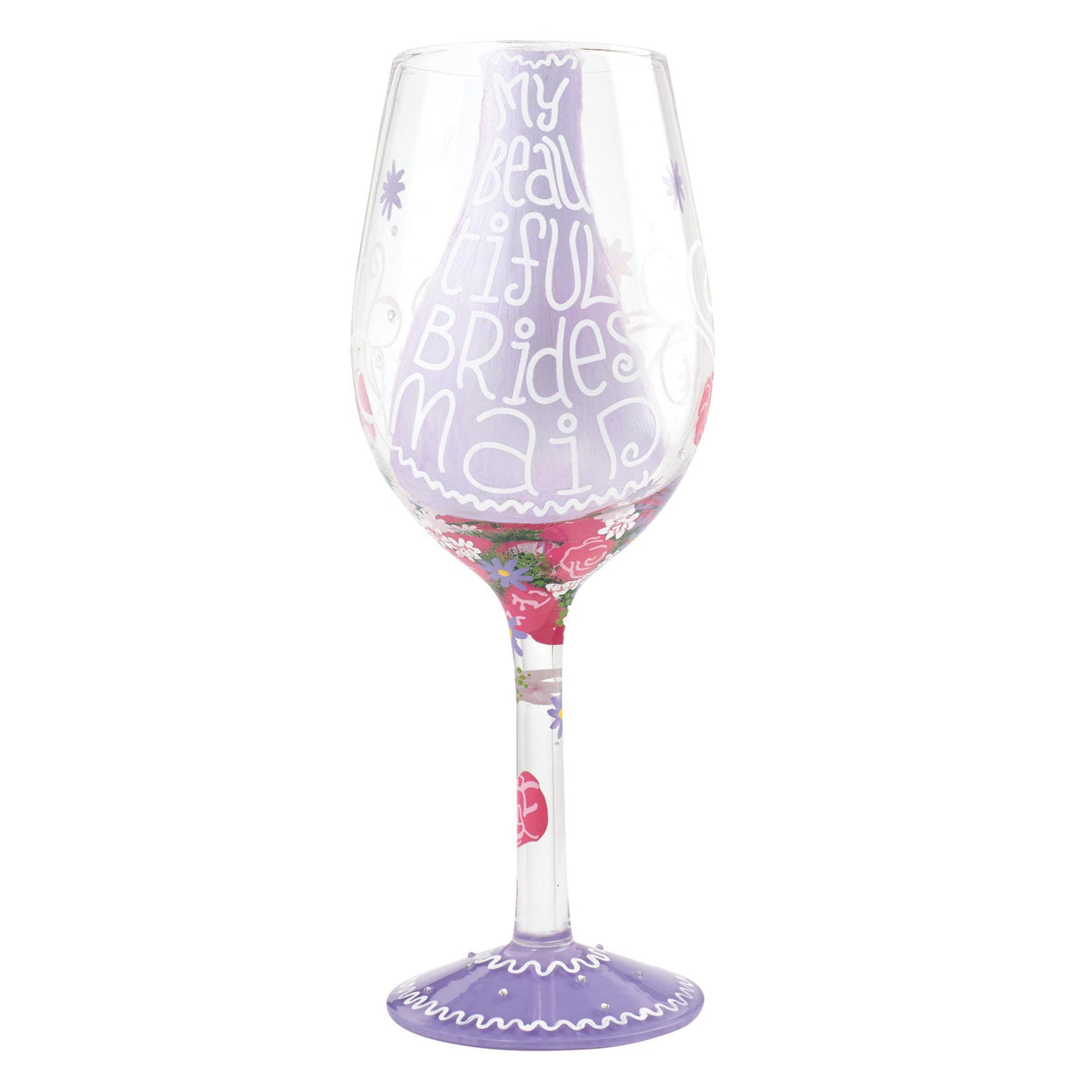 Bridesmaid Wine Glass by Lolita