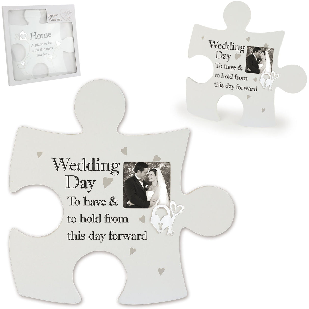 jigsaw wall art, wedding day