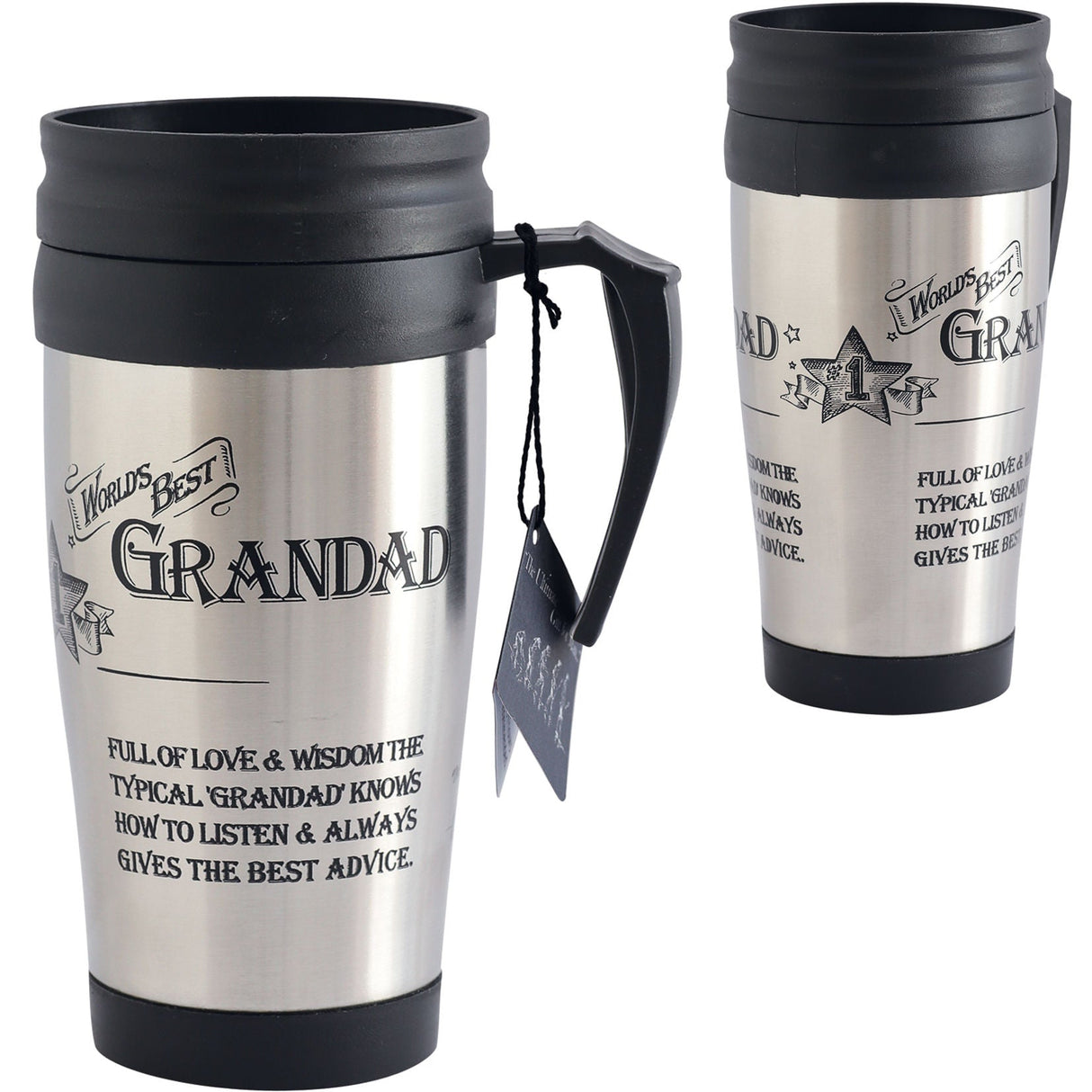 Ultimate Man Gift Travel Mug - Worlds Best Grandad