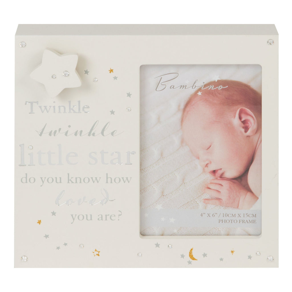 Bambino Musical Photo Frame 4x6" - Twinkle Twinkle Little Star - Crusader Gifts