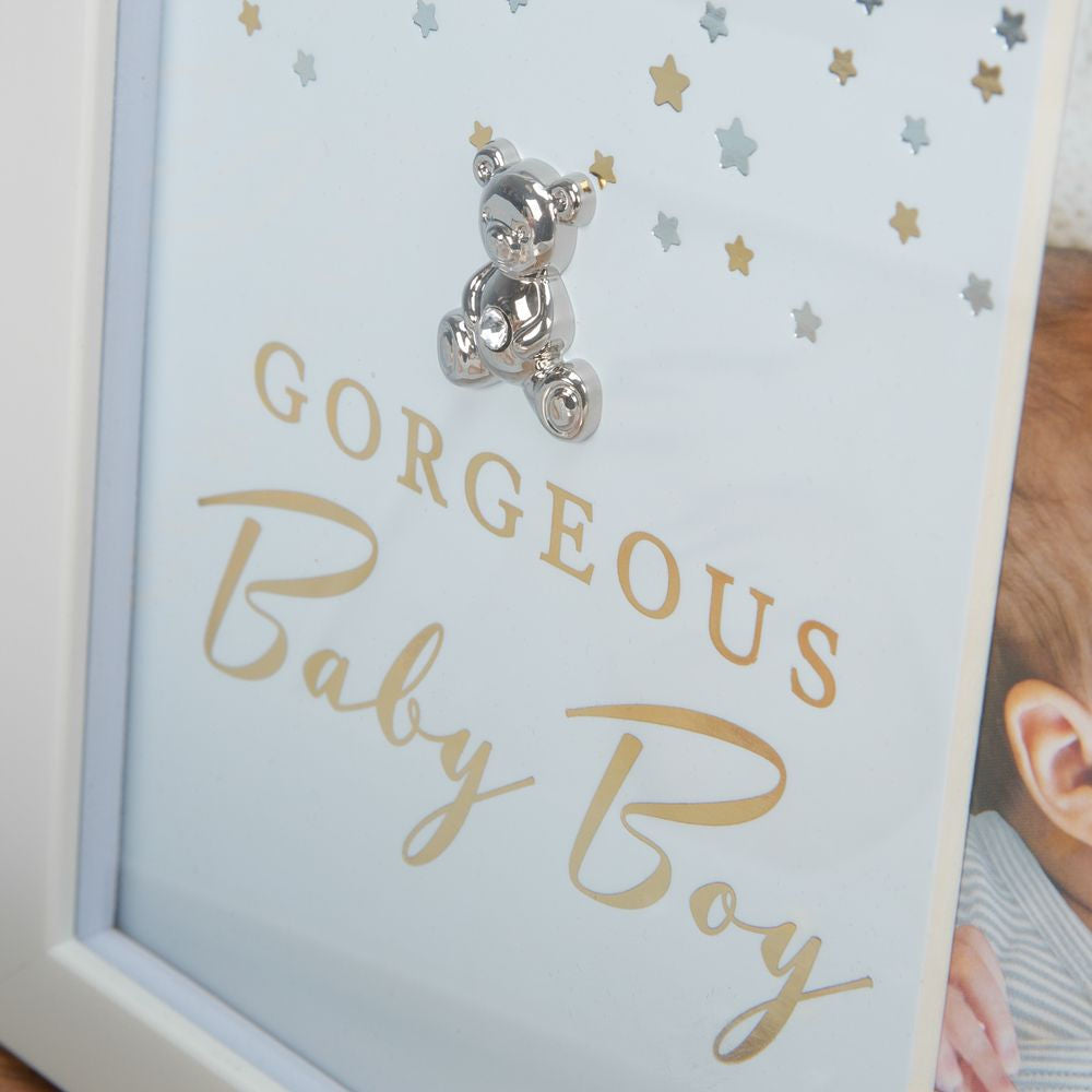 Juliana Bambino Photo Frame 4x6" - Gorgeous Baby Boy - Crusader Gifts