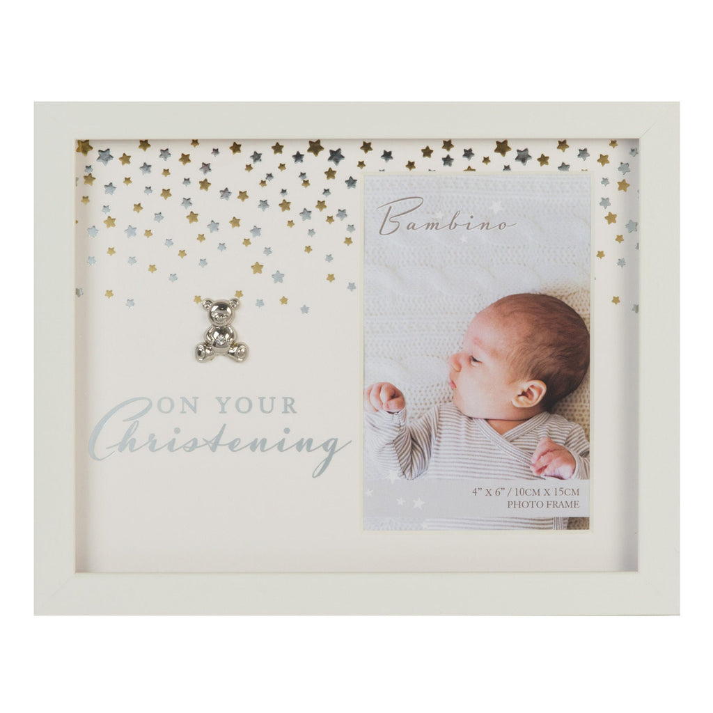 Bambino Photo Frame 4x6" - On Your Christening - Crusader Gifts