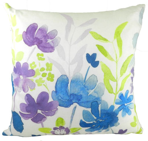 Evans Lichfield Blooms Collection Cushion Cover: Abstract Floral 17x17"
