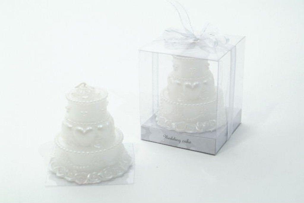 Wedding Candle Favours Pack of 24 - Wedding Cake