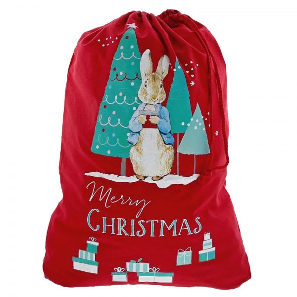beatrix potter peter rabbit christmas gift sack 50cm x 68cm