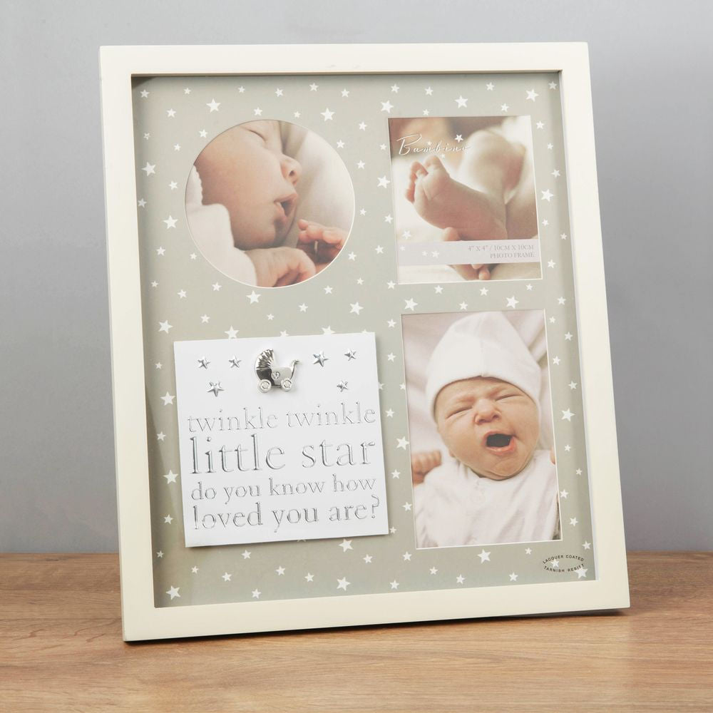 Bambino Little Stars Collage Photo Frame - Twinkle Twinkle Little Star - Crusader Gifts