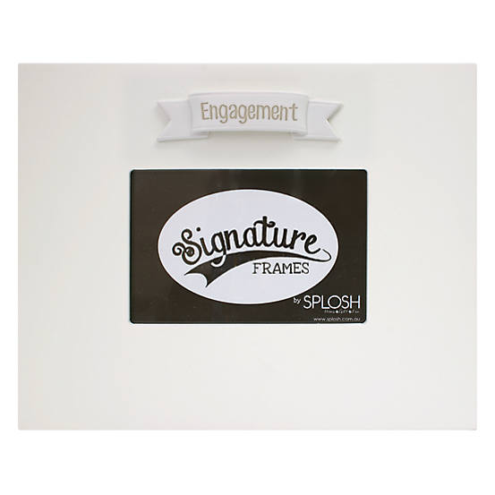 Splosh Signature Photo Frame 6x4" - Engagement
