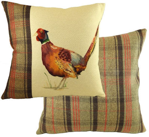 Evans Lichfield Hunter Collection Cushion Cover: Pheasant  17x17"
