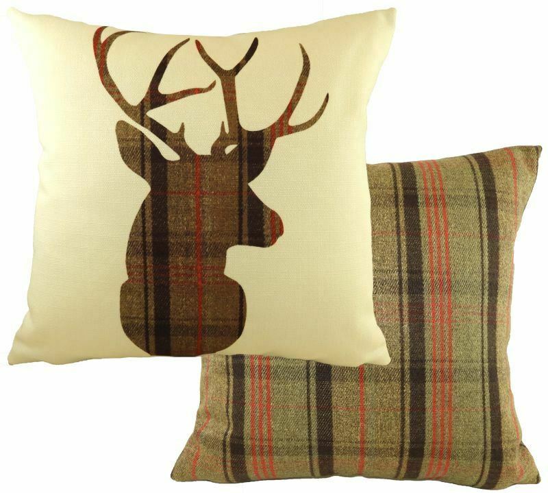 Evans Lichfield Hunter Collection Cushion Cover: Highland Stag 17x17"