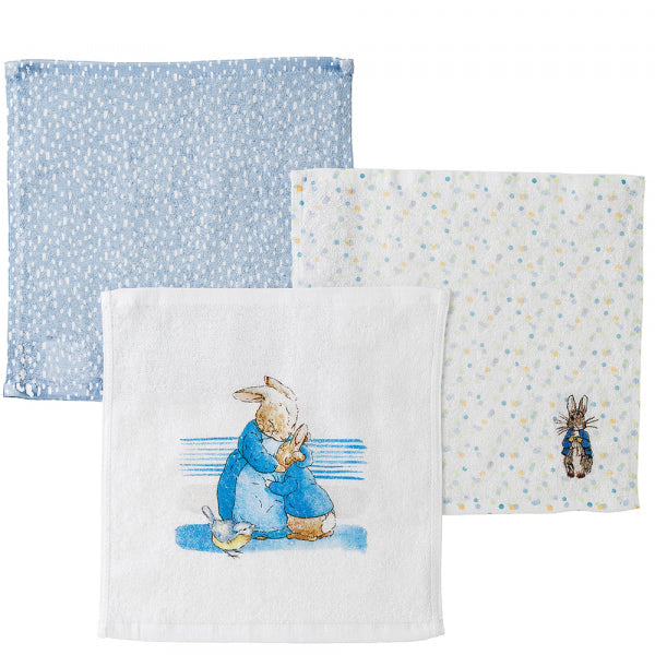 Beatrix Potter Peter Rabbit Baby Collection - Face Cloths (Set of 3)