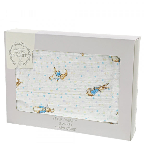 Beatrix Potter Peter Rabbit Baby Collection - Cotton Blanket