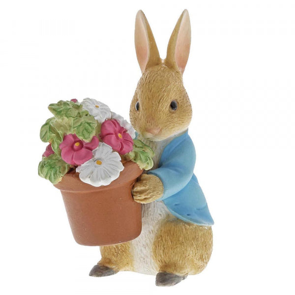 Beatrix Potter Peter Rabbit Figurine - Peter Rabbit Brings Flowers
