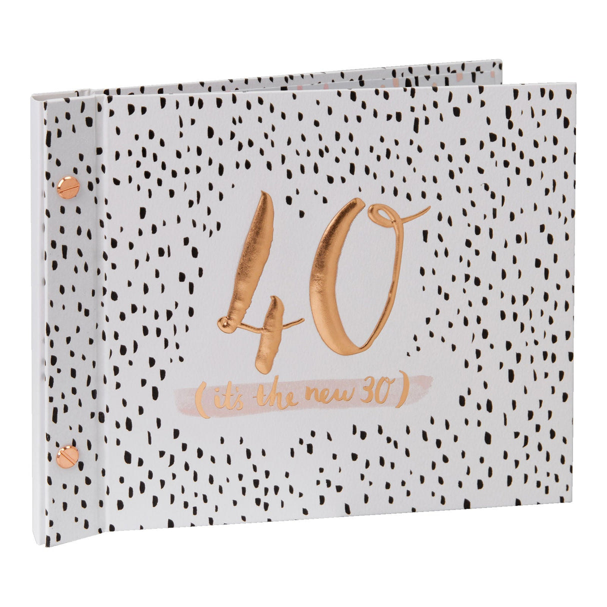 Hotchpotch Luxe Birthday Photo Album & Guest Book - 40 (Female)