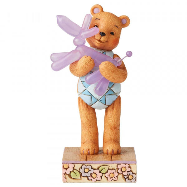 Button & Squeaky by Jim Shore Figurine - Bear Hugs (Button Hugging Squeaky)