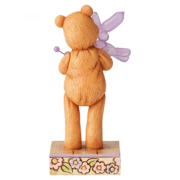 Button & Squeaky by Jim Shore Figurine - Bear Hugs (Button Hugging Squeaky)