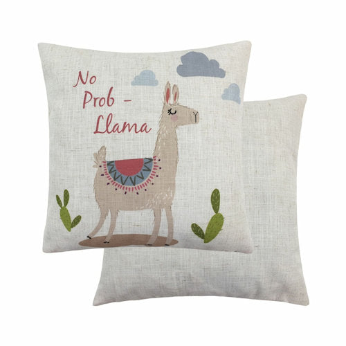 Evans Lichfield Fantasy Collection Cushion Cover: No Prob-Llama
