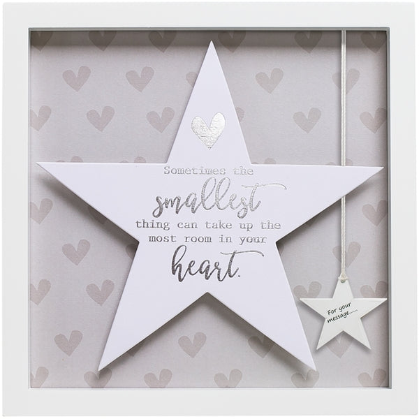 star in frame, your heart design