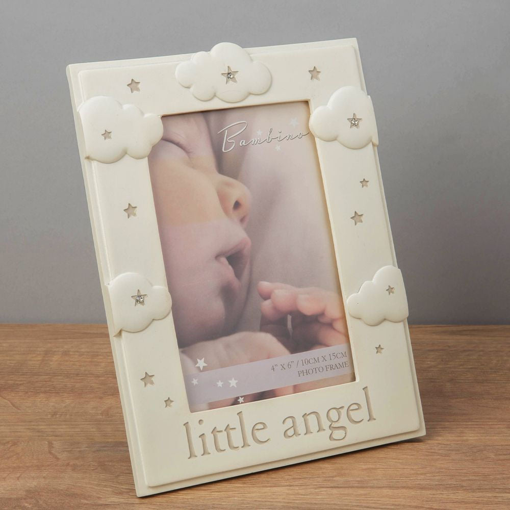 Bambino Photo Frame 4" x 6" - Little Angel - Crusader Gifts