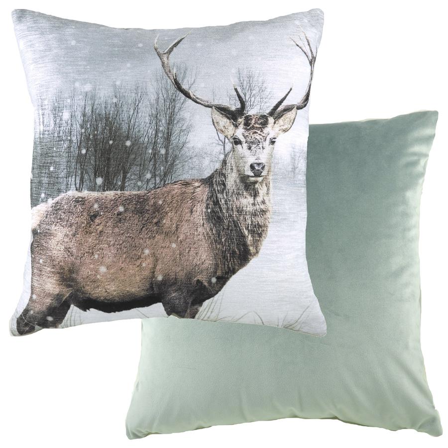 Evans Lichfield Photo Collection Cushion Cover: Stag 17x17"