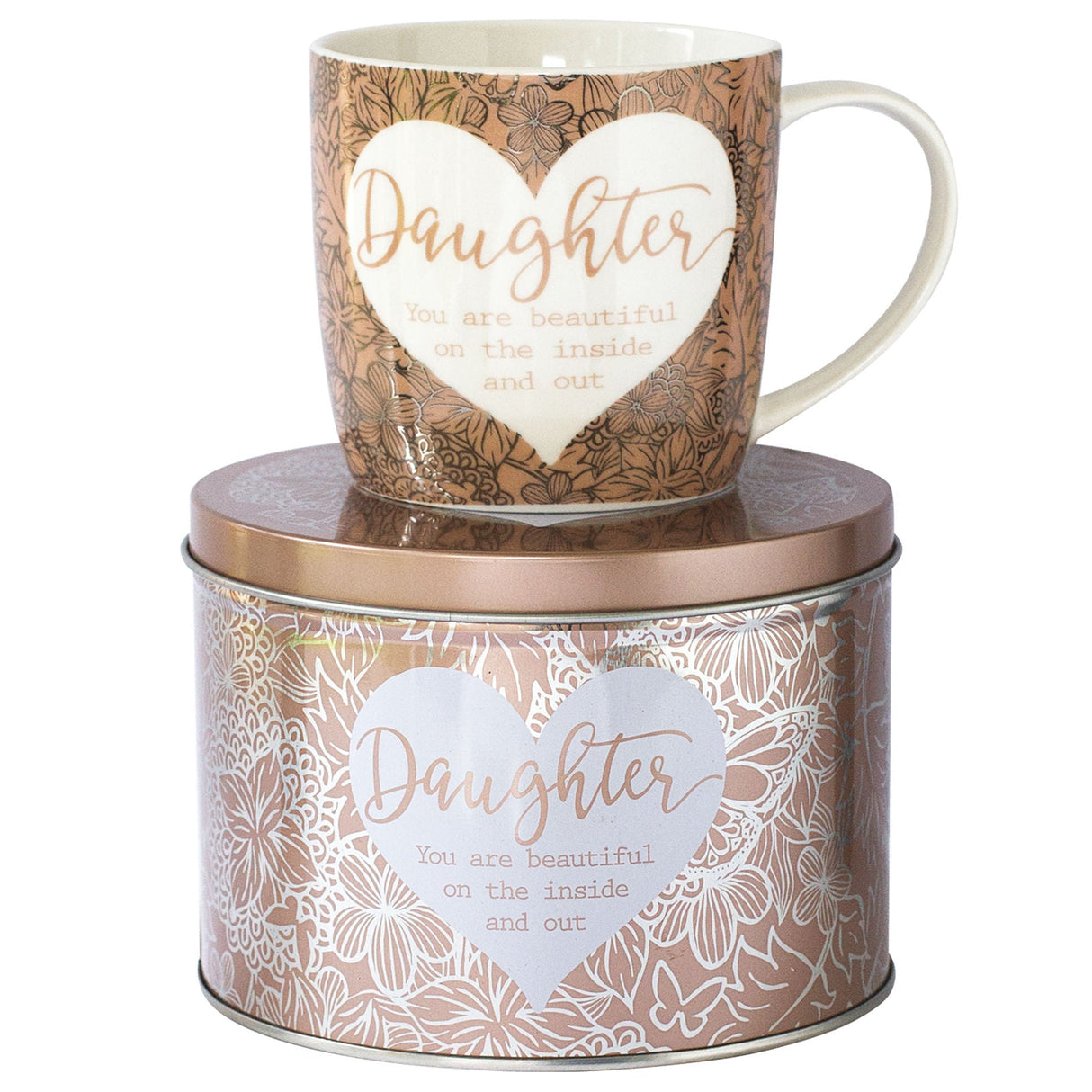 daughter design mug in gift tin